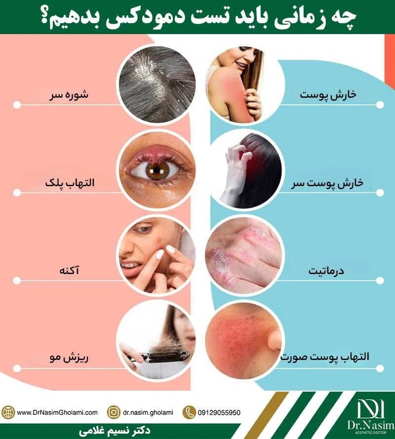 علائم وجود دمودکس در بدن